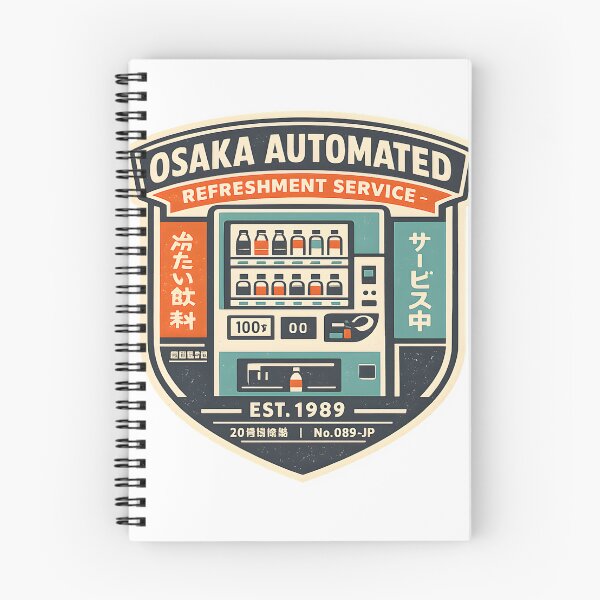 Item preview, Osaka Automated Refreshment Service Retro Graphic designed and sold by Naviora.