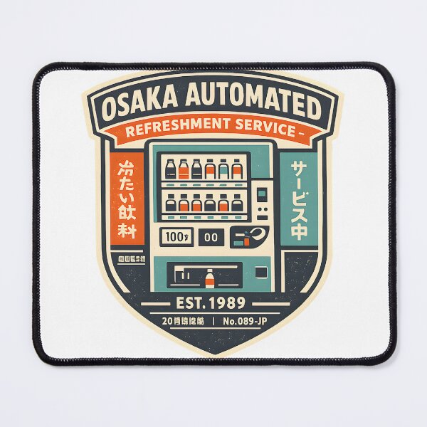 Item preview, Osaka Automated Refreshment Service Retro Graphic designed and sold by Naviora.