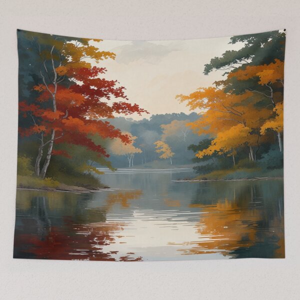 Item preview, Trees In Fall designed and sold by Makitiadesigns.