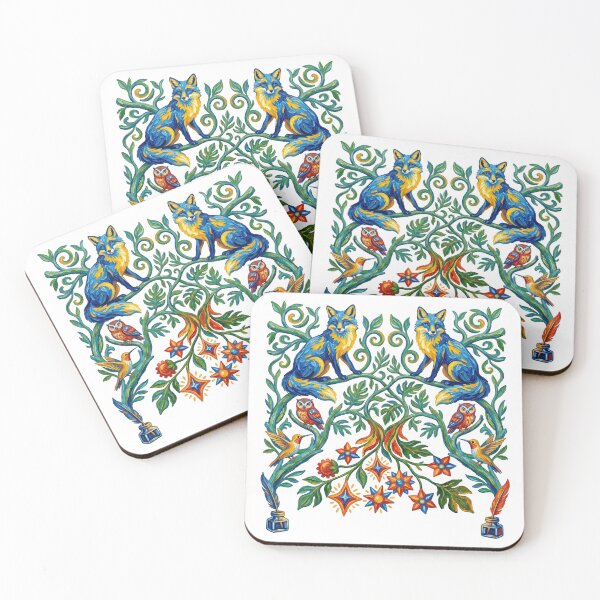 Item preview,  Blue Foxes Botanical designed and sold by TeeARTHY.