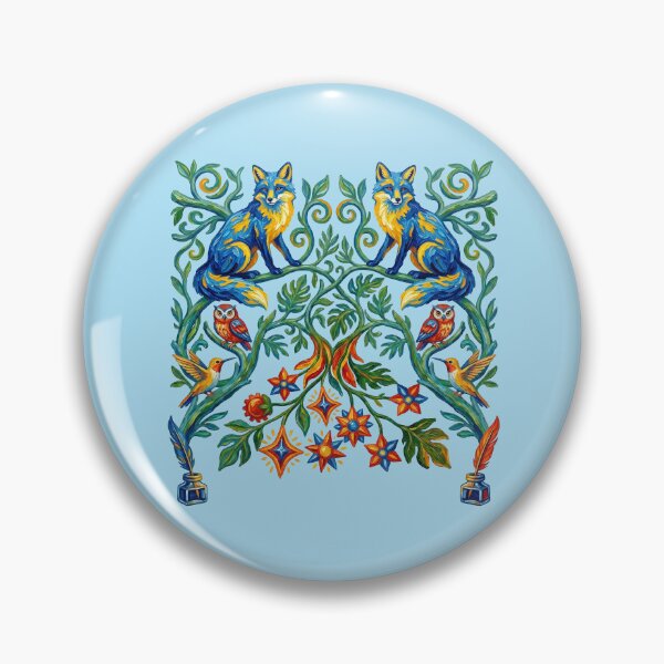 Item preview,  Blue Foxes Botanical designed and sold by TeeARTHY.