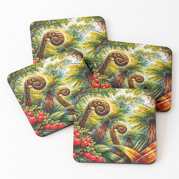 Item preview, Lush Tropical Forest Scene designed and sold by cuprum.