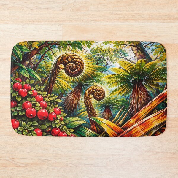 Item preview, Lush Tropical Forest Scene designed and sold by cuprum.