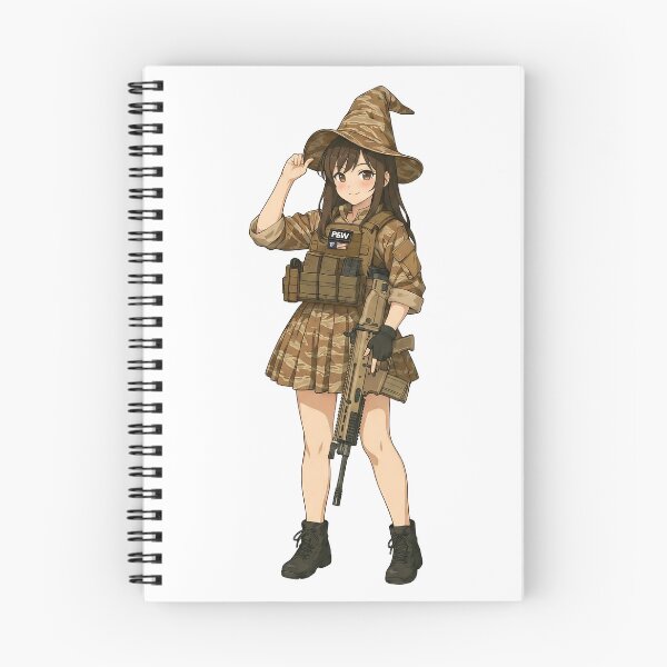 Item preview, Tactical School Girl - Anime Special Ops designed and sold by RAWLIFEGRAPHIC.