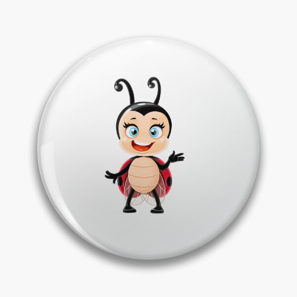 Item preview, Cute Ladybug Cartoon Character designed and sold by TheSquirla.