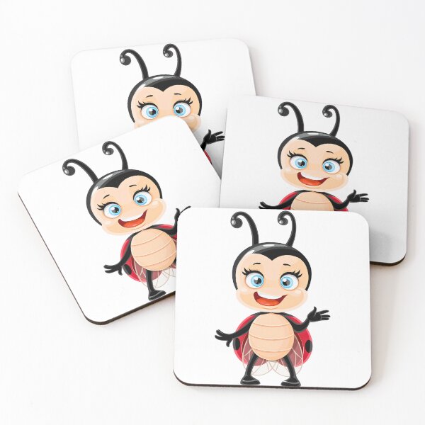 Item preview, Cute Ladybug Cartoon Character designed and sold by TheSquirla.