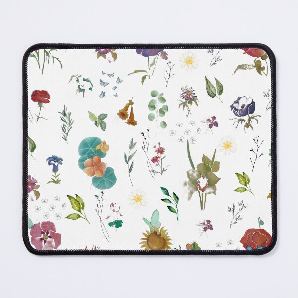 Item preview, Colorful Botanical Flower Pattern – Floral Illustration Surreal Style designed and sold by su74lab.
