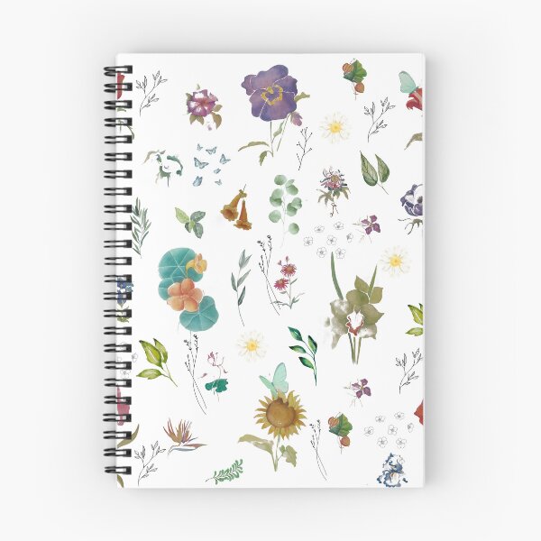 Item preview, Colorful Botanical Flower Pattern – Floral Illustration Surreal Style designed and sold by su74lab.