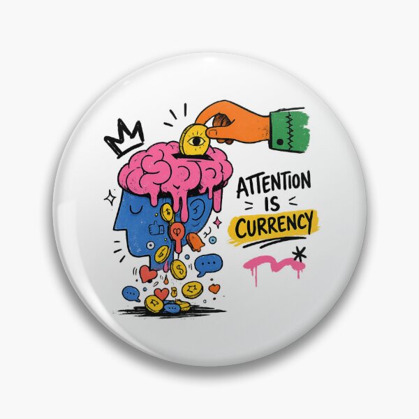 Item preview, Attention Economy Brain designed and sold by fritz-10signer.