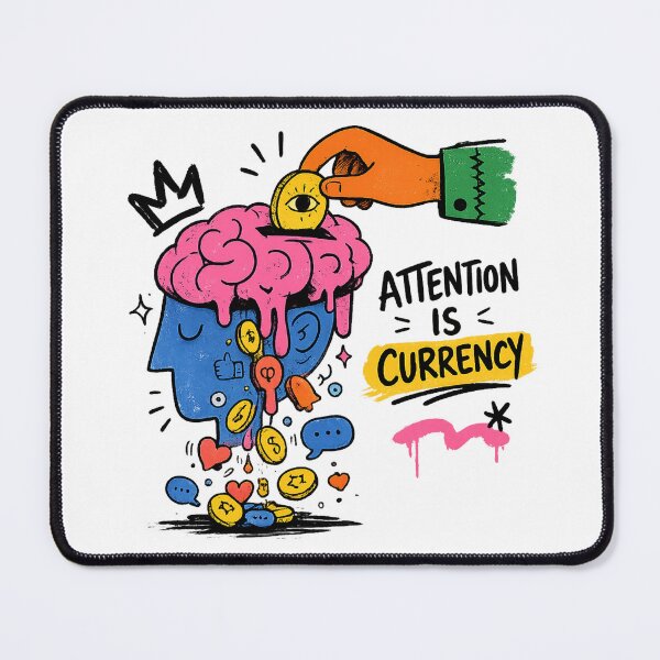 Item preview, Attention Economy Brain designed and sold by fritz-10signer.