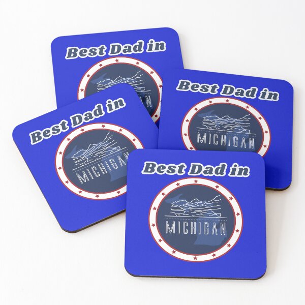 Item preview, Best Dad in Michigan designed and sold by HMBPHOTO.