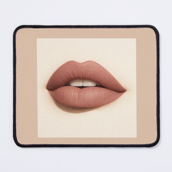 Item preview, Realistic Matte Rose Lips – Vintage Editorial Ivory Aesthetic designed and sold by Ve & Co.