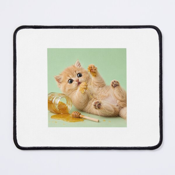 Item preview, Tiny Kitten Discovers Honey designed and sold by LovelyCatGalaxy.