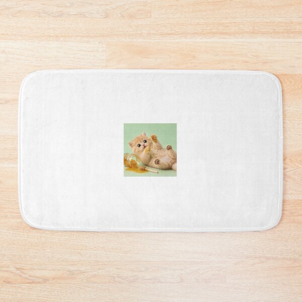 Item preview, Tiny Kitten Discovers Honey designed and sold by LovelyCatGalaxy.