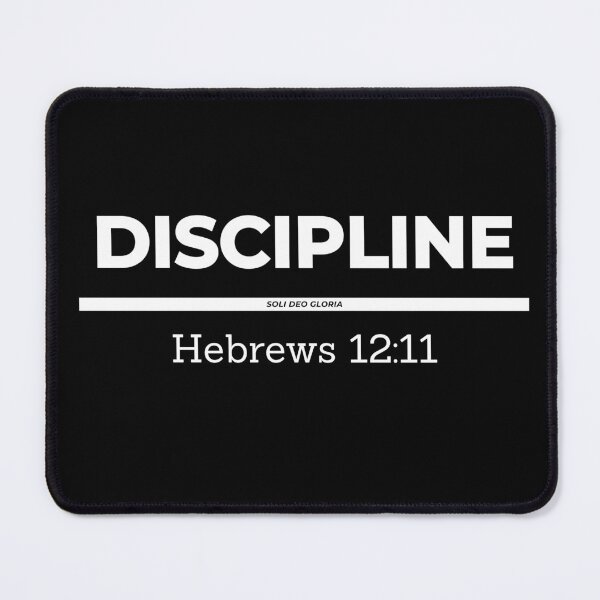 Item preview, Discipline Hebrews 12:11 Bible Verse Christian Design designed and sold by Ken Chung.