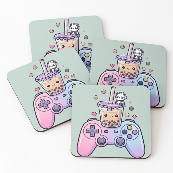Item preview, Cozy Gamer Boba - Kawaii Controller Pastel Aesthetic designed and sold by The Cartridge Club.