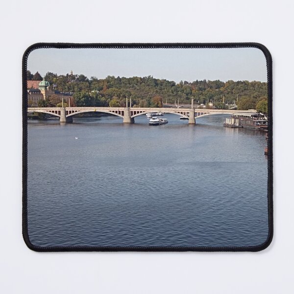 Item preview, Peaceful Lake and Bridge View designed and sold by PhuongVoArt.