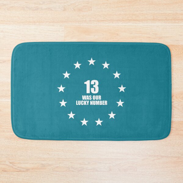 Item preview, 13 Was Our Lucky Number - Patriotic Stars White Version designed and sold by 2BrokeYoopers.