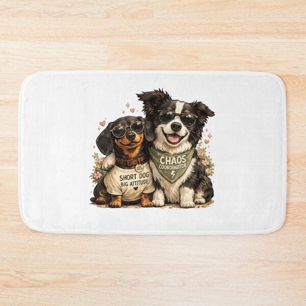 Item preview, Funny Dog Shirt – Dachshund & Border Collie Chaos Coordinator Design designed and sold by WHDProduction45.