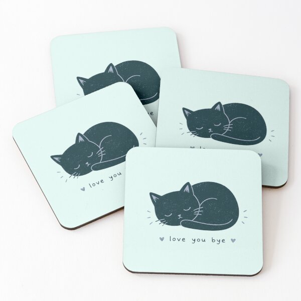 Item preview, Love You Bye Cat designed and sold by AdicretorDesign.