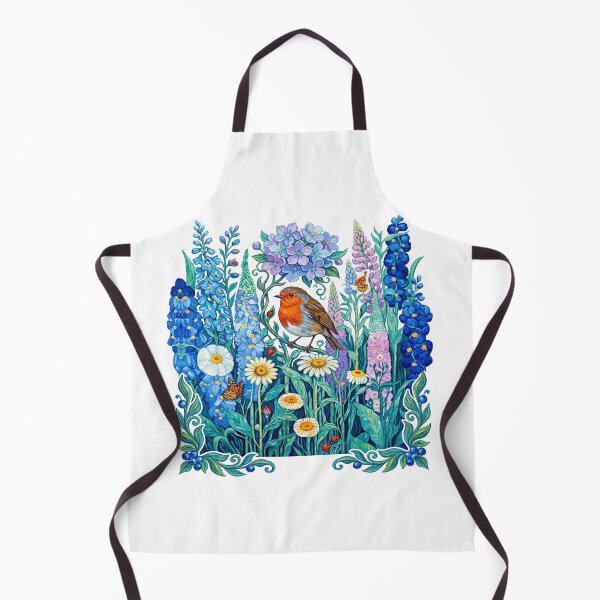 Item preview, Spring Robin Bird In Bluebells And Daisies designed and sold by TeeARTHY.