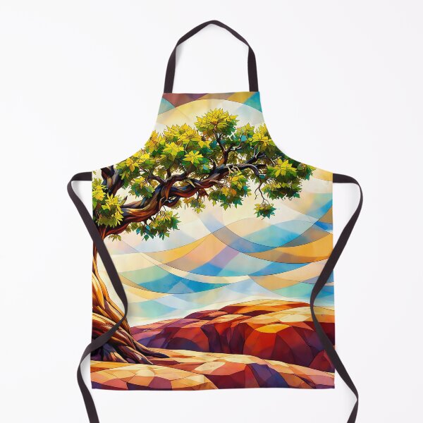 Item preview, Whimsical Tree on Colorful Landscape designed and sold by cuprum.