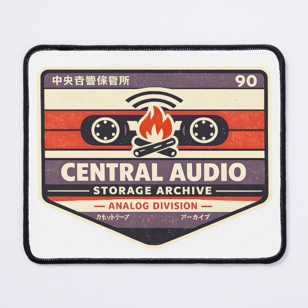 Item preview, Central Audio Storage Archive Retro Japanese Design designed and sold by Naviora.
