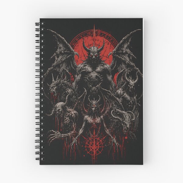 Item preview, Baphomet Demon Lord Satanic Ritual Chaos Star designed and sold by DarkOriginArts.