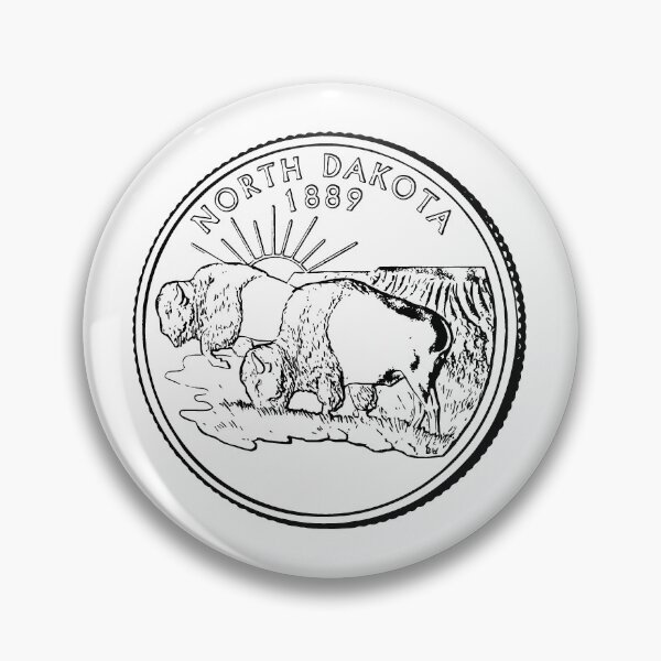 Item preview, North Dakota Quarter designed and sold by Gracewagner18.