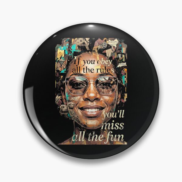 Item preview, Black Girl Obey Rules Miss Fun African American Woman designed and sold by GrandeDuc.
