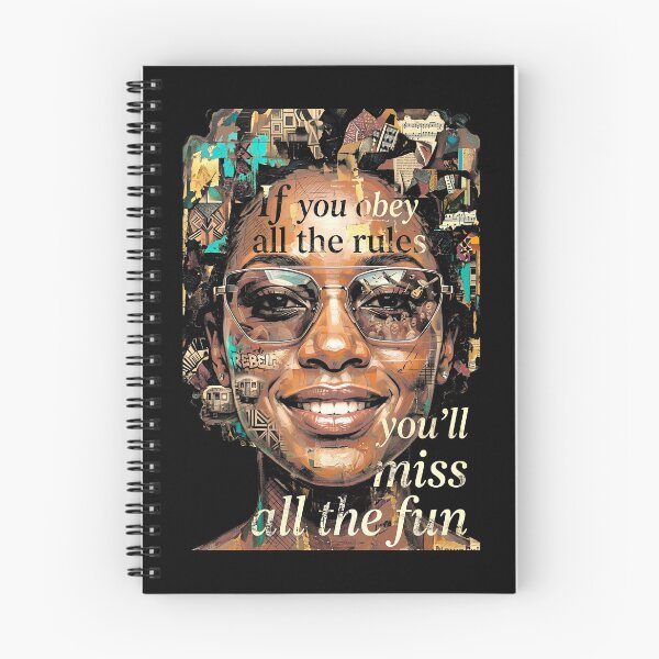 Item preview, Black Girl Obey Rules Miss Fun African American Woman designed and sold by GrandeDuc.