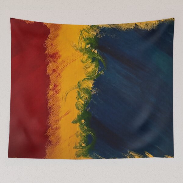Item preview, Red Yellow and Blue abstract expressionism designed and sold by Steve's Hobbies.