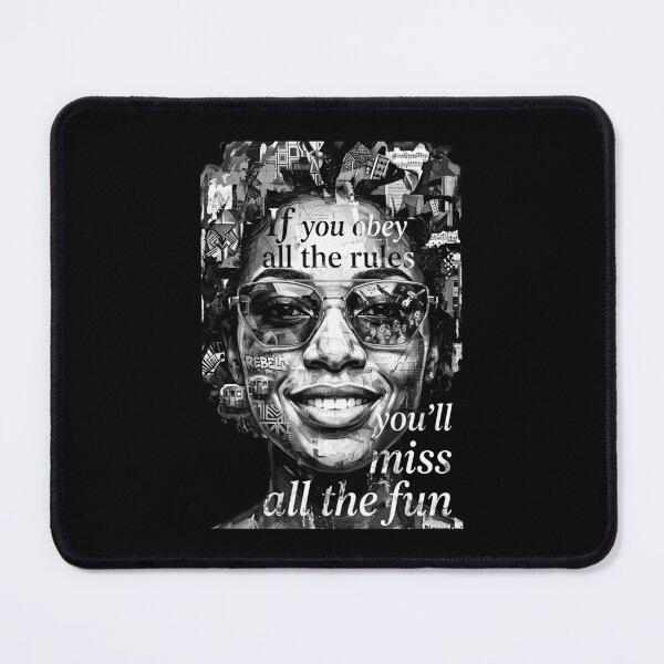 Item preview, Black Girl Obey Rules Miss Fun African American Woman designed and sold by GrandeDuc.
