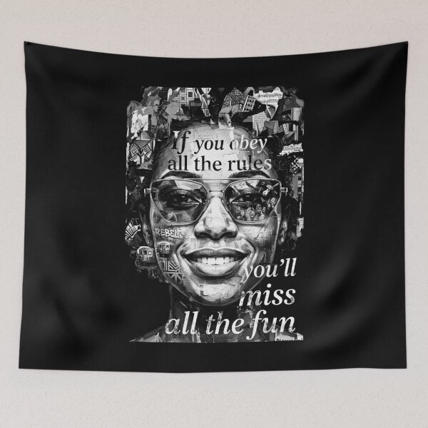 Item preview, Black Girl Obey Rules Miss Fun African American Woman designed and sold by GrandeDuc.
