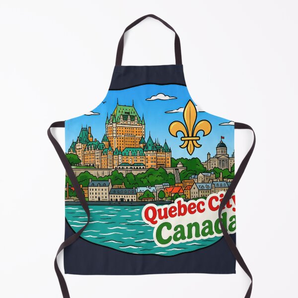 Item preview, Quebec City Canada Cute Skyline Colorful Cityscape Pride designed and sold by HowToCanadian.
