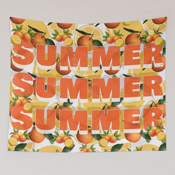 Item preview, Vibrant Summer Pattern with Citrus designed and sold by VibranPalette.