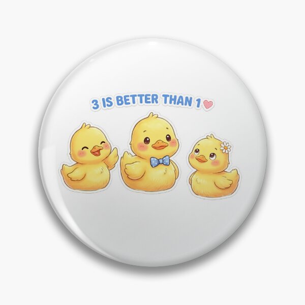 Item preview, 3 Is Better Than 1 Cute Kawaii Ducklings Anime Art designed and sold by josflo12.