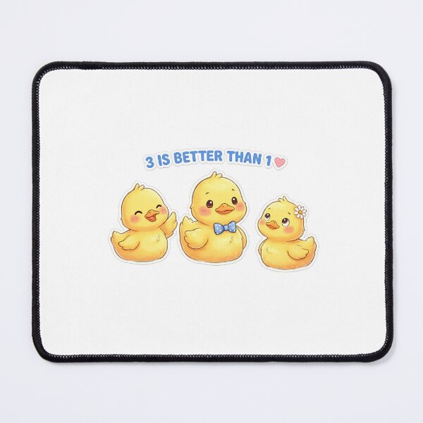 Item preview, 3 Is Better Than 1 Cute Kawaii Ducklings Anime Art designed and sold by josflo12.
