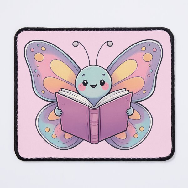 Item preview, Butterfly Reading designed and sold by WrenAndWhimsy.