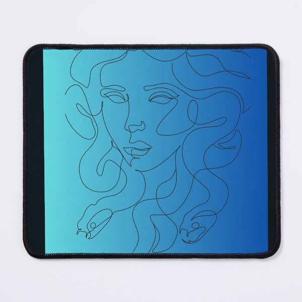 Item preview, Minimalist Greek Mythology Medusa Line Drawing designed and sold by samahl_l.