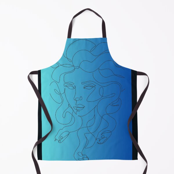 Item preview, Minimalist Greek Mythology Medusa Line Drawing designed and sold by samahl_l.