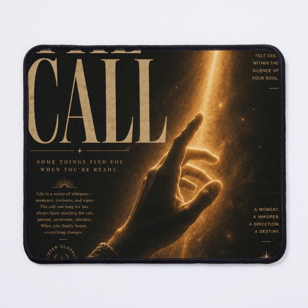 Item preview, The Call — Luxury Emotional Typography Poster designed and sold by Watchyyy.
