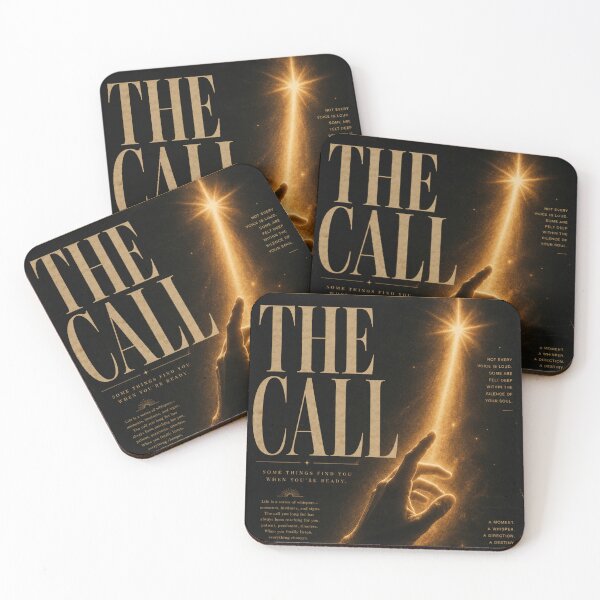 Item preview, The Call — Luxury Emotional Typography Poster designed and sold by Watchyyy.
