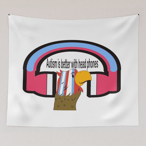 Item preview, Autism Is Better With Headphones designed and sold by Mother Daughter Drawings .