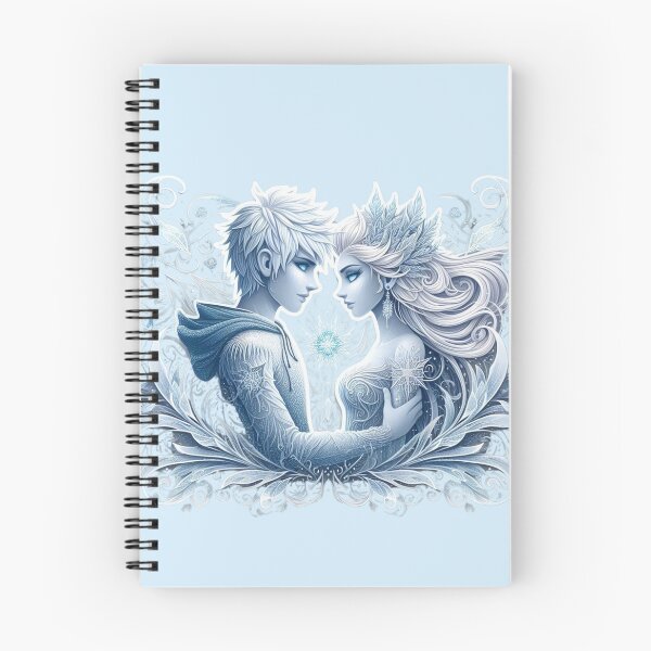 Item preview, Frozen Whispers: Jack Frost & the Ice Queen Dance designed and sold by NerdiPop.