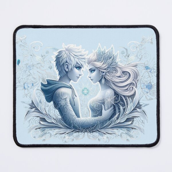 Item preview, Frozen Whispers: Jack Frost & the Ice Queen Dance designed and sold by NerdiPop.