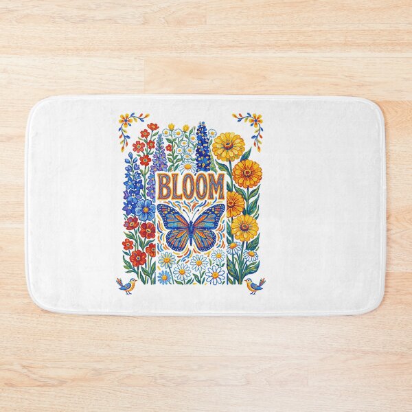 Item preview, Bloom Butterfly And Spring Wildflowers designed and sold by TeeARTHY.