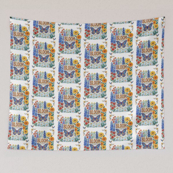 Item preview, Bloom Butterfly And Spring Wildflowers designed and sold by TeeARTHY.