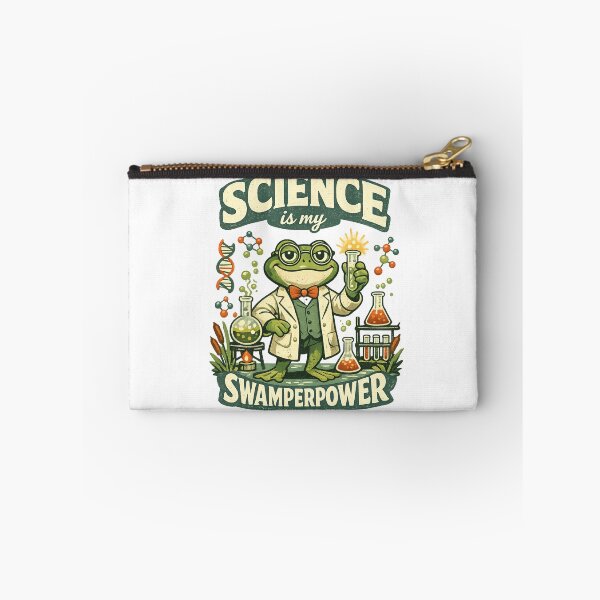 Item preview, Retro Frog Scientist : Science Is My Swamperpower Chemistry Frog Humor STEM Teacher Designs designed and sold by PrintifyPxl.