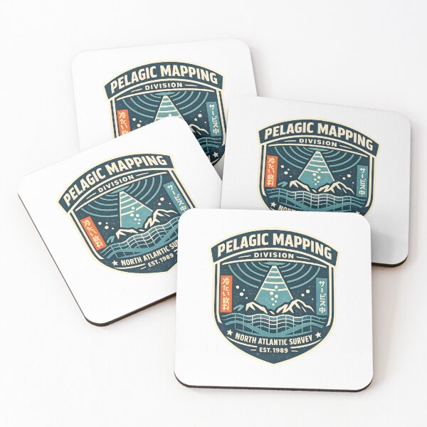Item preview, Pelagic Mapping Division Vintage Ocean Graphic designed and sold by Naviora.
